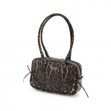 蕾絲繫帶長柄波士頓包