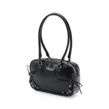 蕾絲繫帶長柄波士頓包