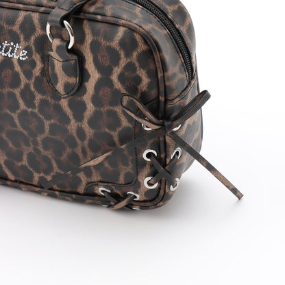 蕾絲繫帶長柄波士頓包