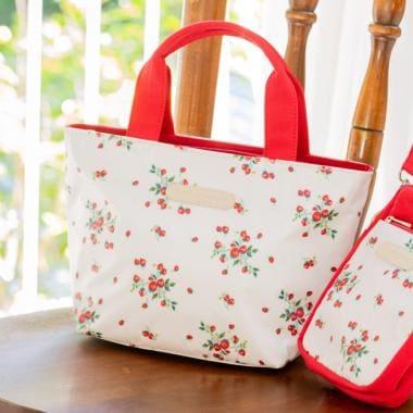 野草莓午餐手提包
