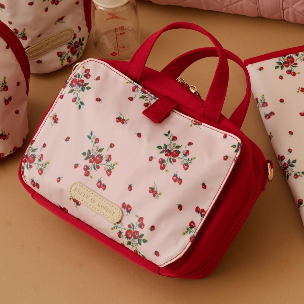 野草莓尿布收納包