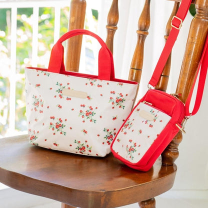 野草莓午餐手提包
