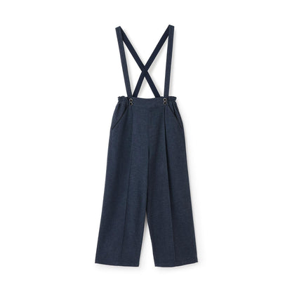 【130cm可選】帶揹帶寬腿褲