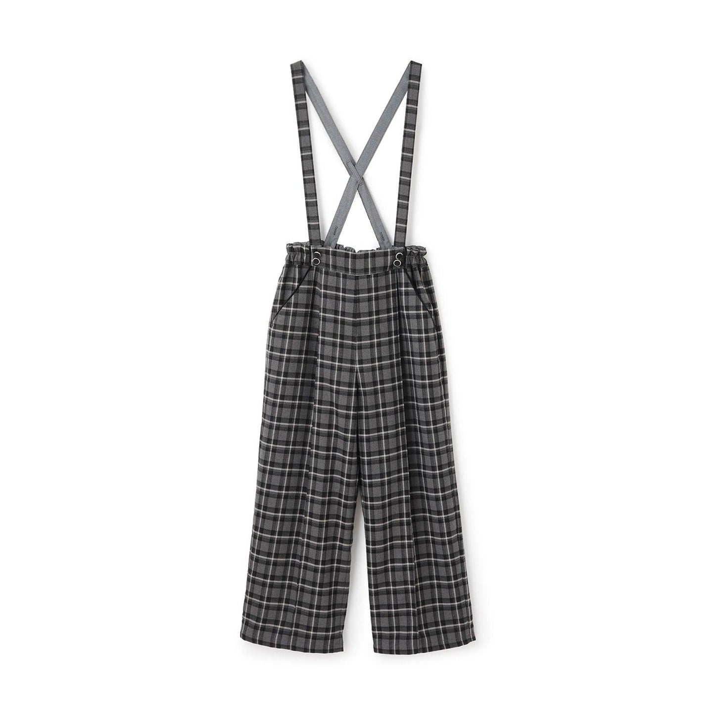 【130cm可選】帶揹帶寬腿褲