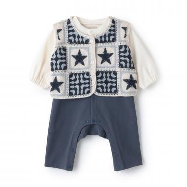 附鉤針背心連體衣