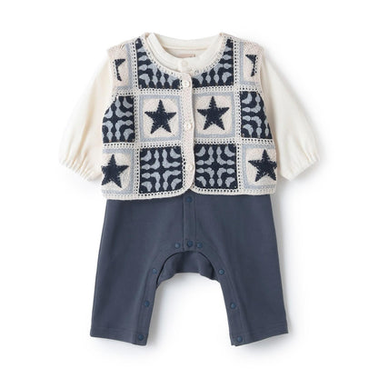 附鉤針背心連體衣