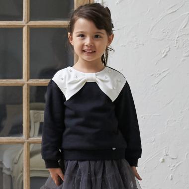 【加絨/連結】蝴蝶結領衛衣