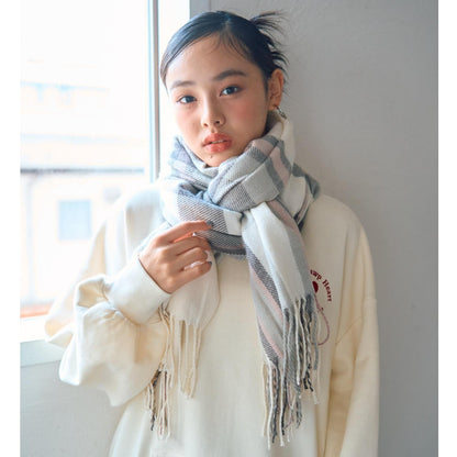 格紋圍巾