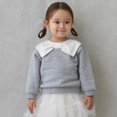 【加絨/連結】蝴蝶結領衛衣