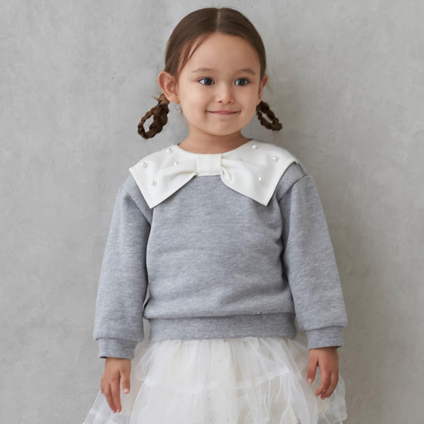 【加絨/連結】蝴蝶結領衛衣