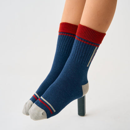拼色襪