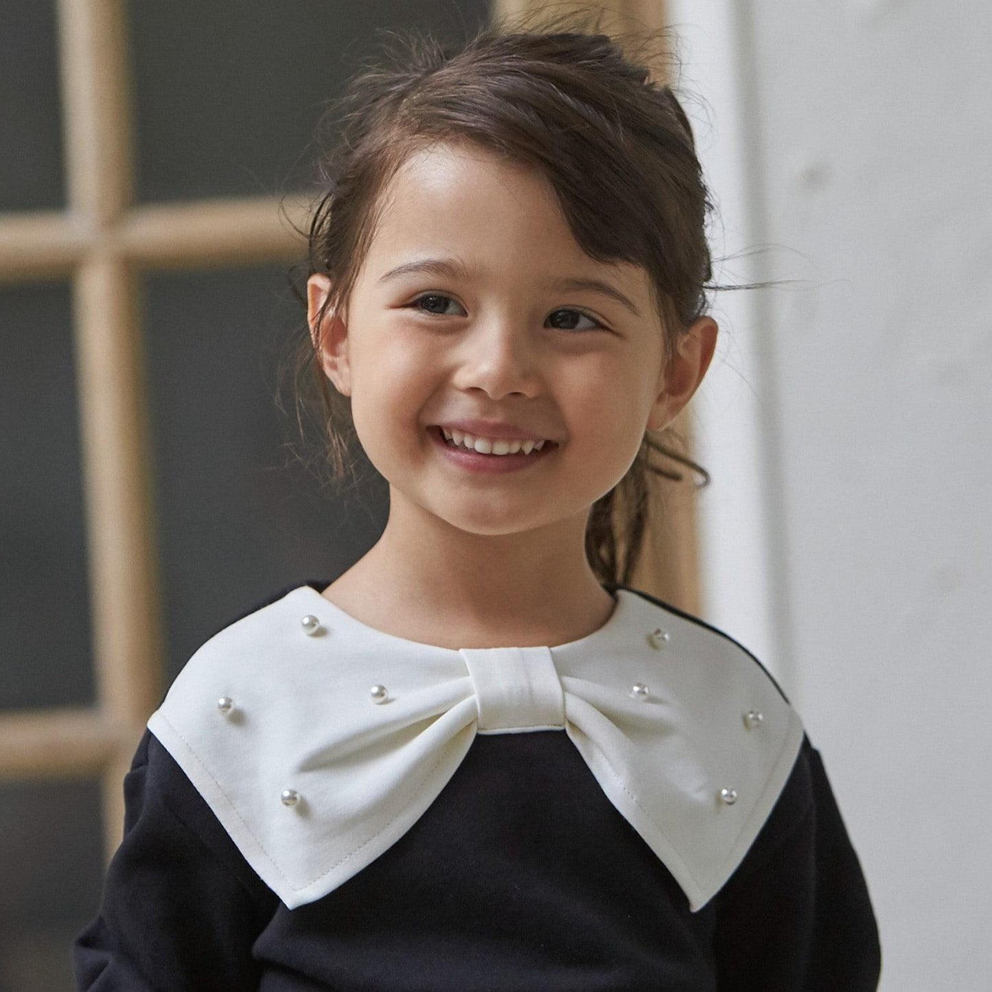 【加絨/連結】蝴蝶結領衛衣