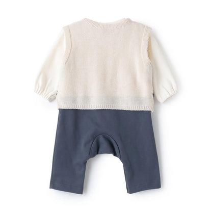 附鉤針背心連體衣