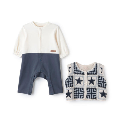 附鉤針背心連體衣