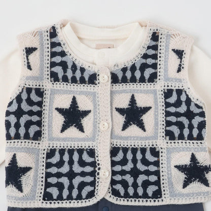 附鉤針背心連體衣