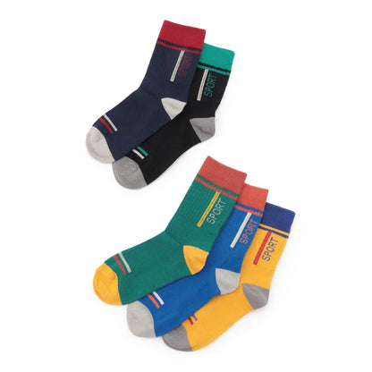 拼色襪