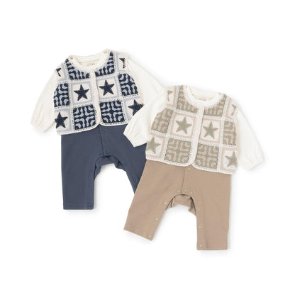 附鉤針背心連體衣