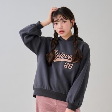 貼布繡連帽衛衣