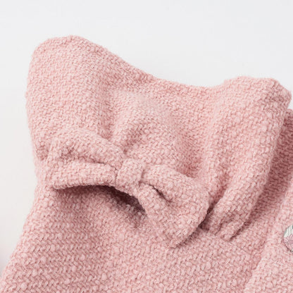 Liberty鈕釦荷葉邊大衣