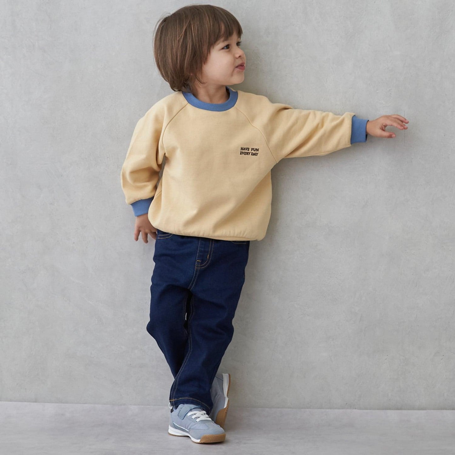 【GOODPRICE】加絨拼色領口衛衣