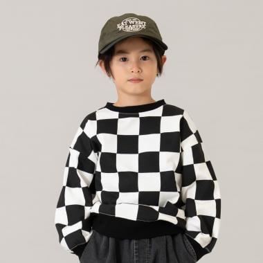 滿版圖案混合衛衣/運動衫