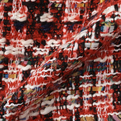 粗花呢格紋連衣裙