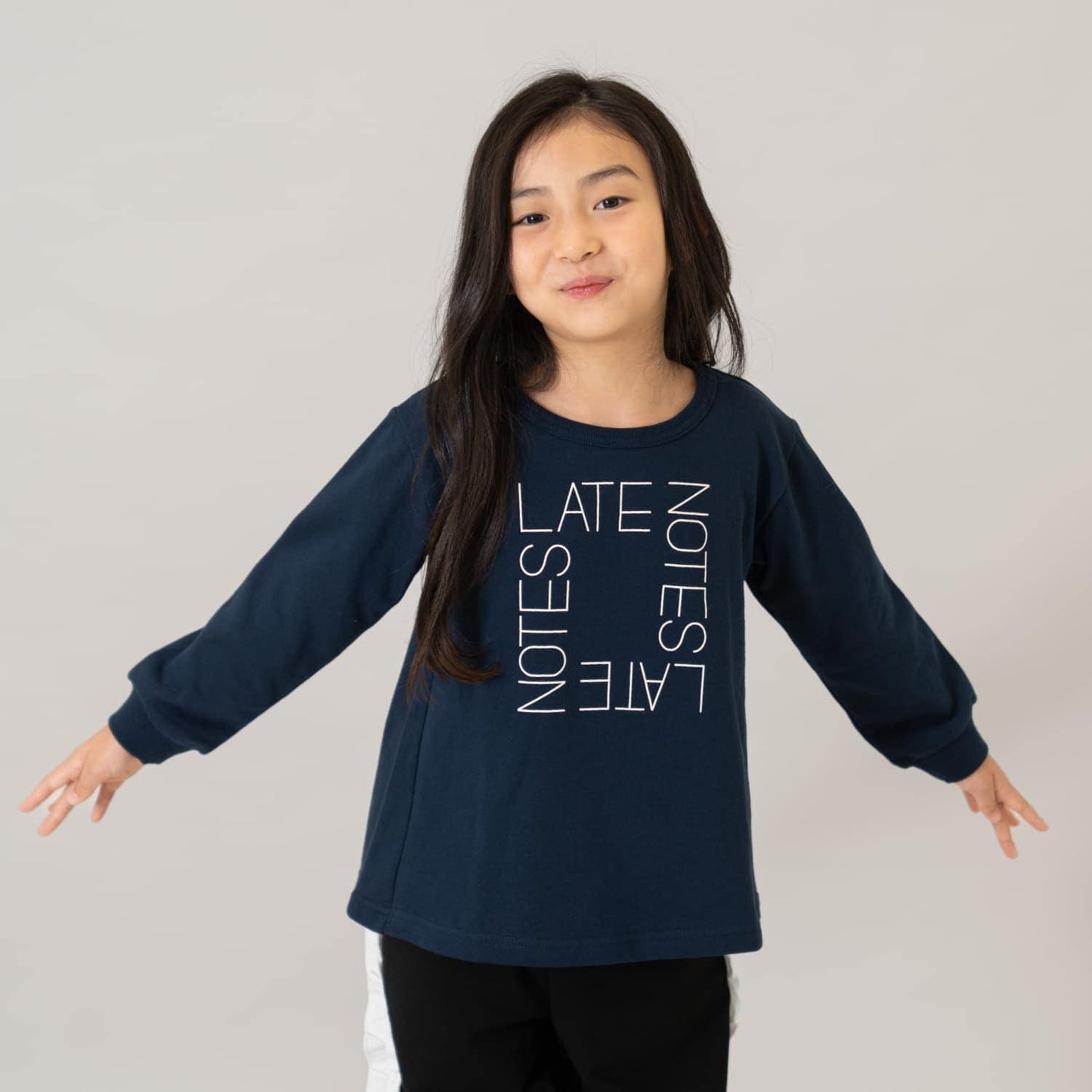 印花A字型套頭衛衣