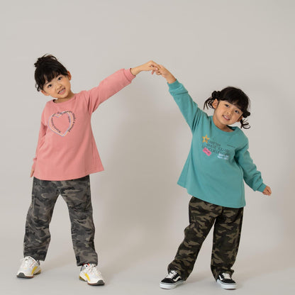 印花A字型套頭衛衣