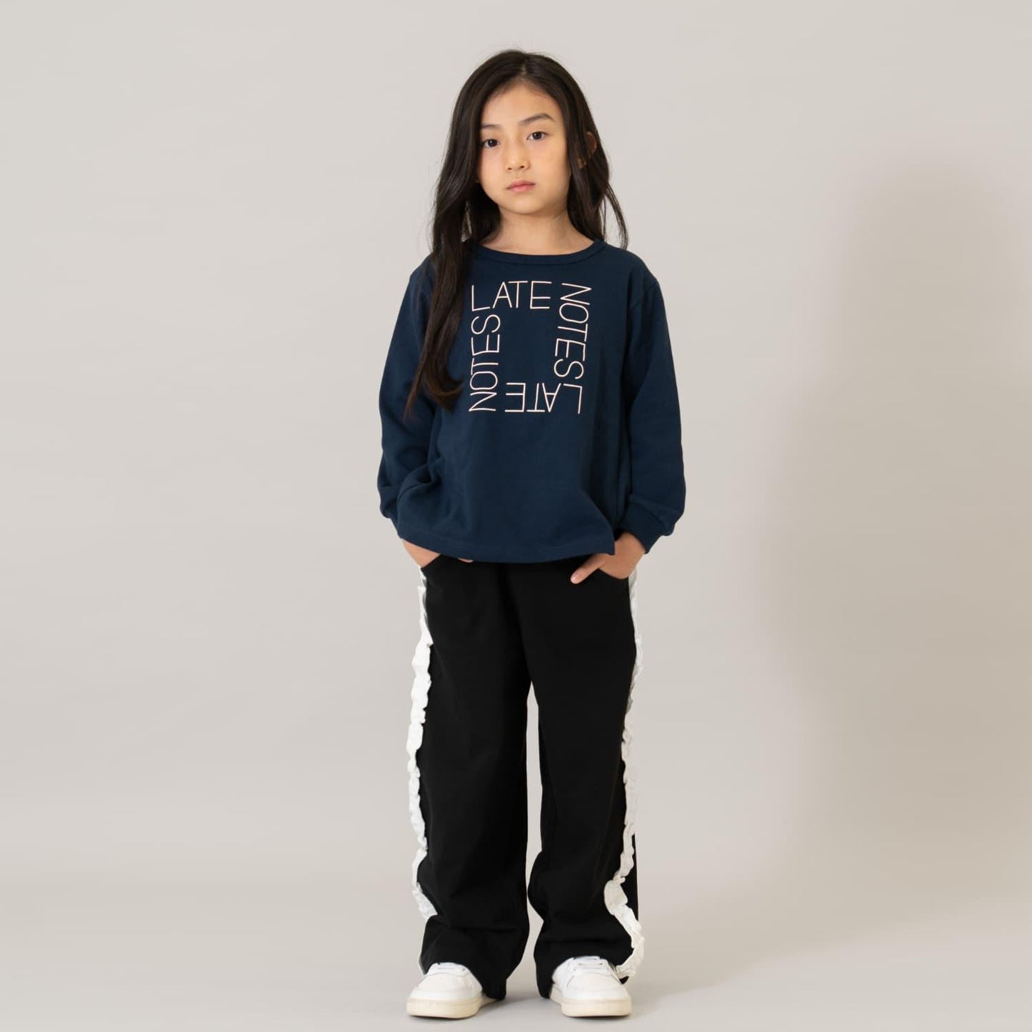 印花A字型套頭衛衣