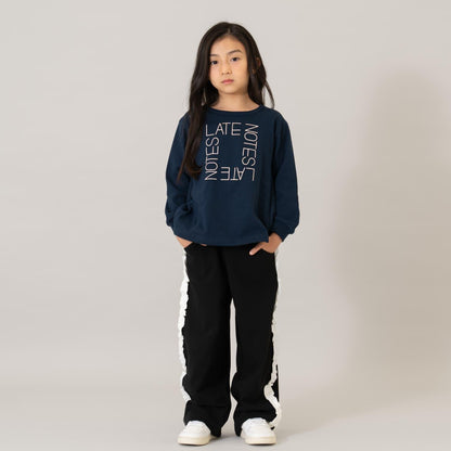 印花A字型套頭衛衣