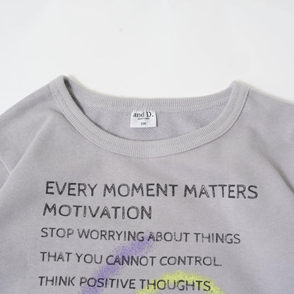 印花A字型套頭衛衣