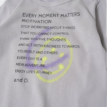 印花A字型套頭衛衣