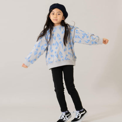 滿版圖案混合衛衣/運動衫