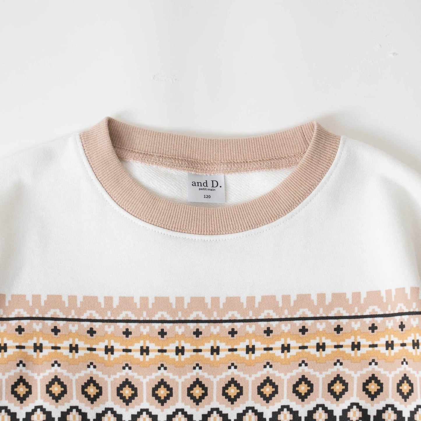 滿版圖案混合衛衣/運動衫