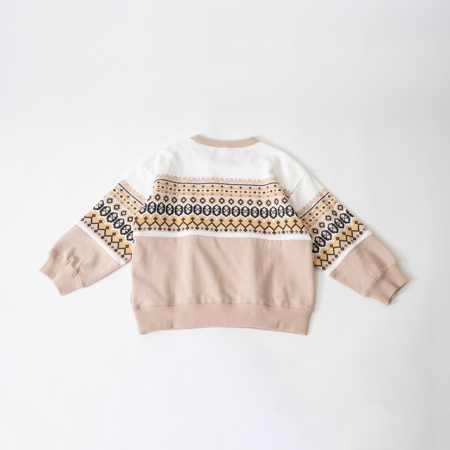 滿版圖案混合衛衣/運動衫