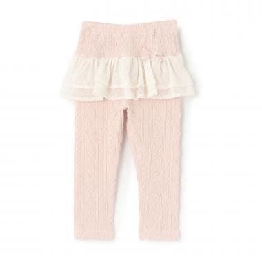 麻花紋全長打底褲