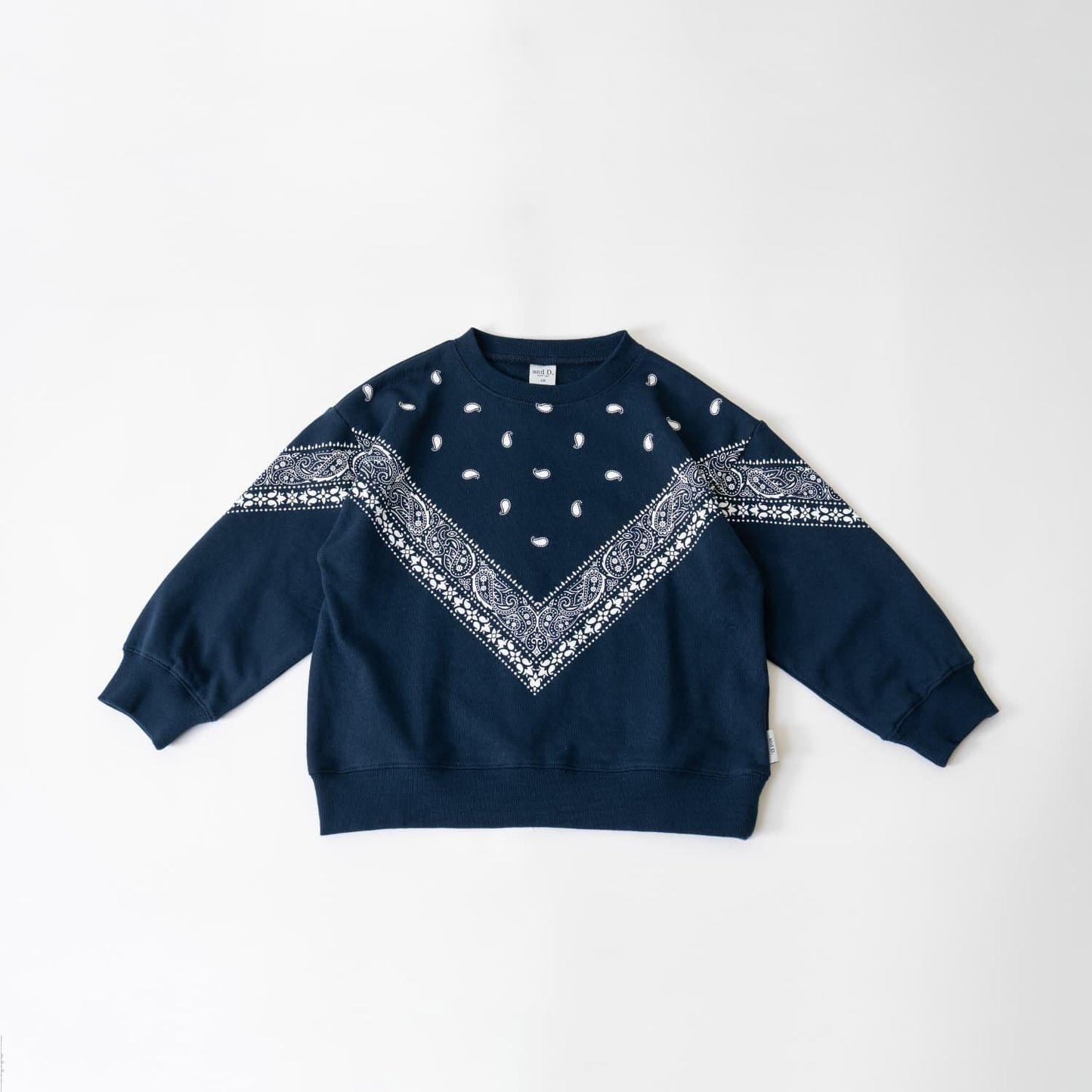 滿版圖案混合衛衣/運動衫