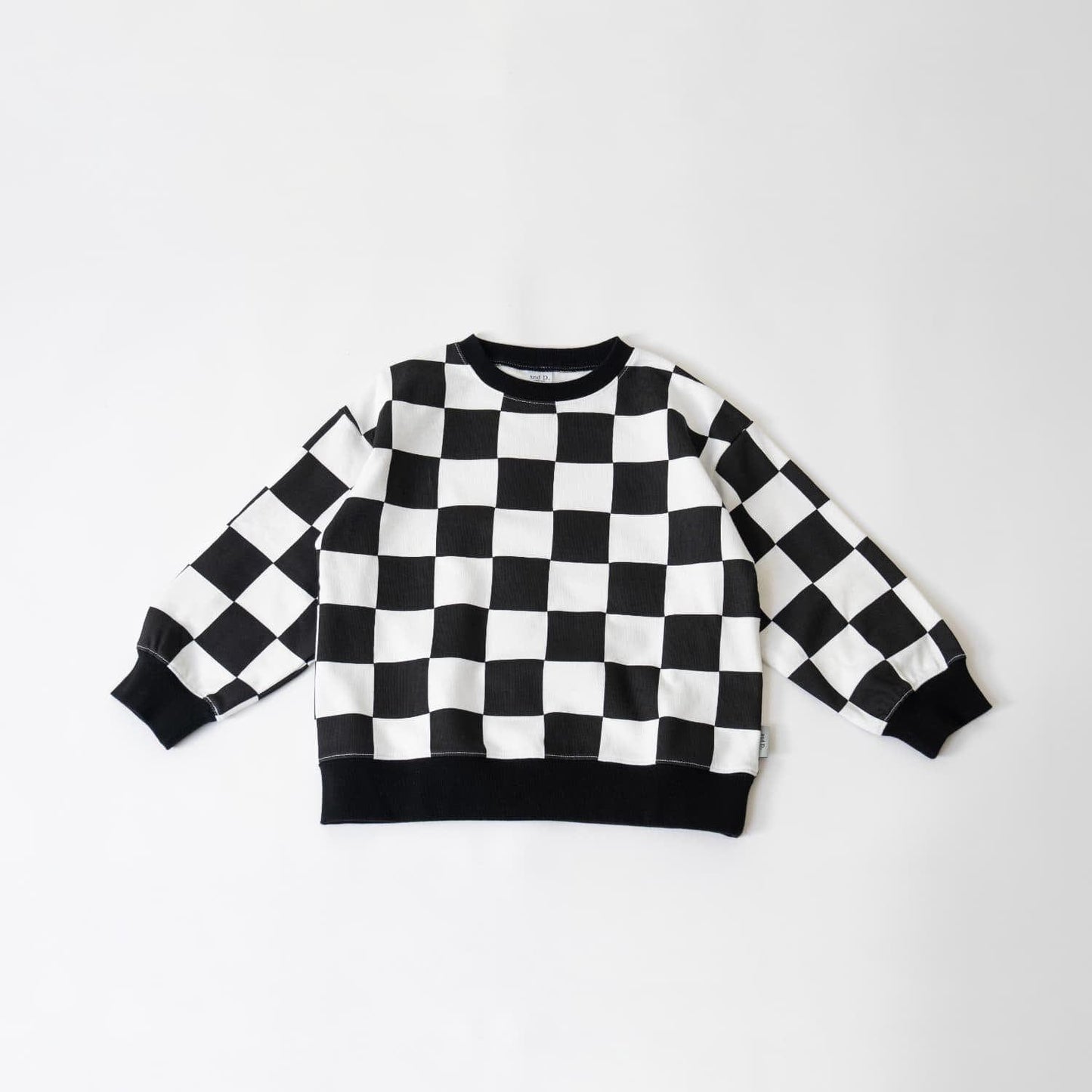 滿版圖案混合衛衣/運動衫