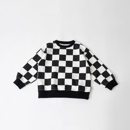 滿版圖案混合衛衣/運動衫