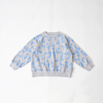 滿版圖案混合衛衣/運動衫