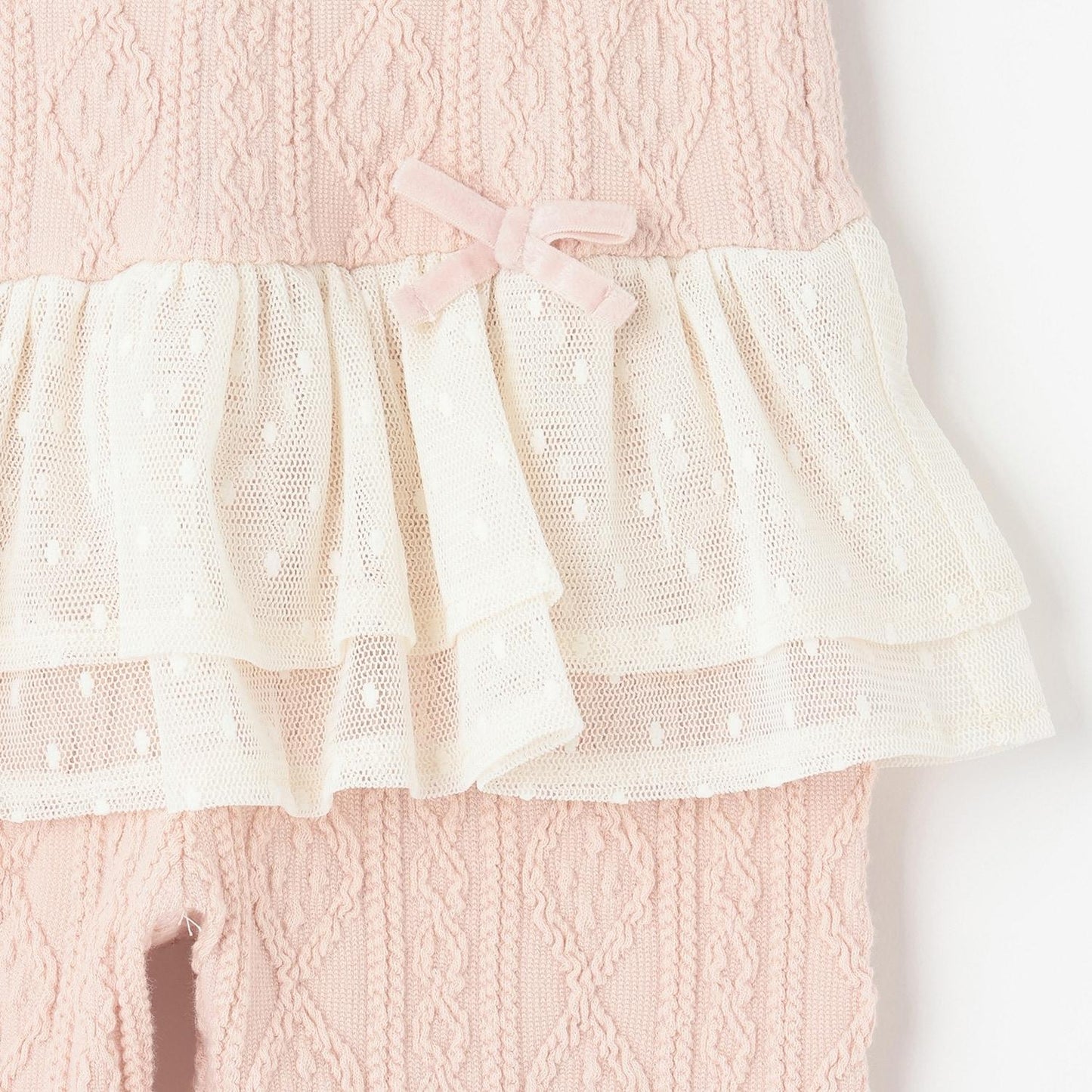 麻花紋全長打底褲