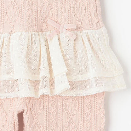 麻花紋全長打底褲