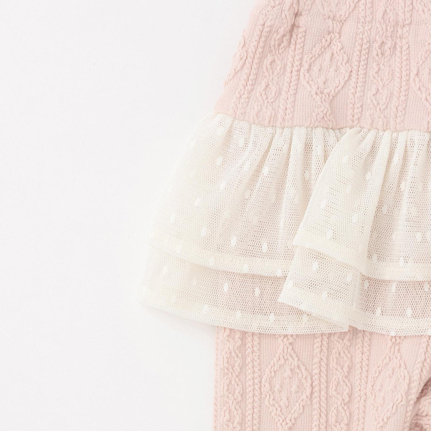 麻花紋全長打底褲