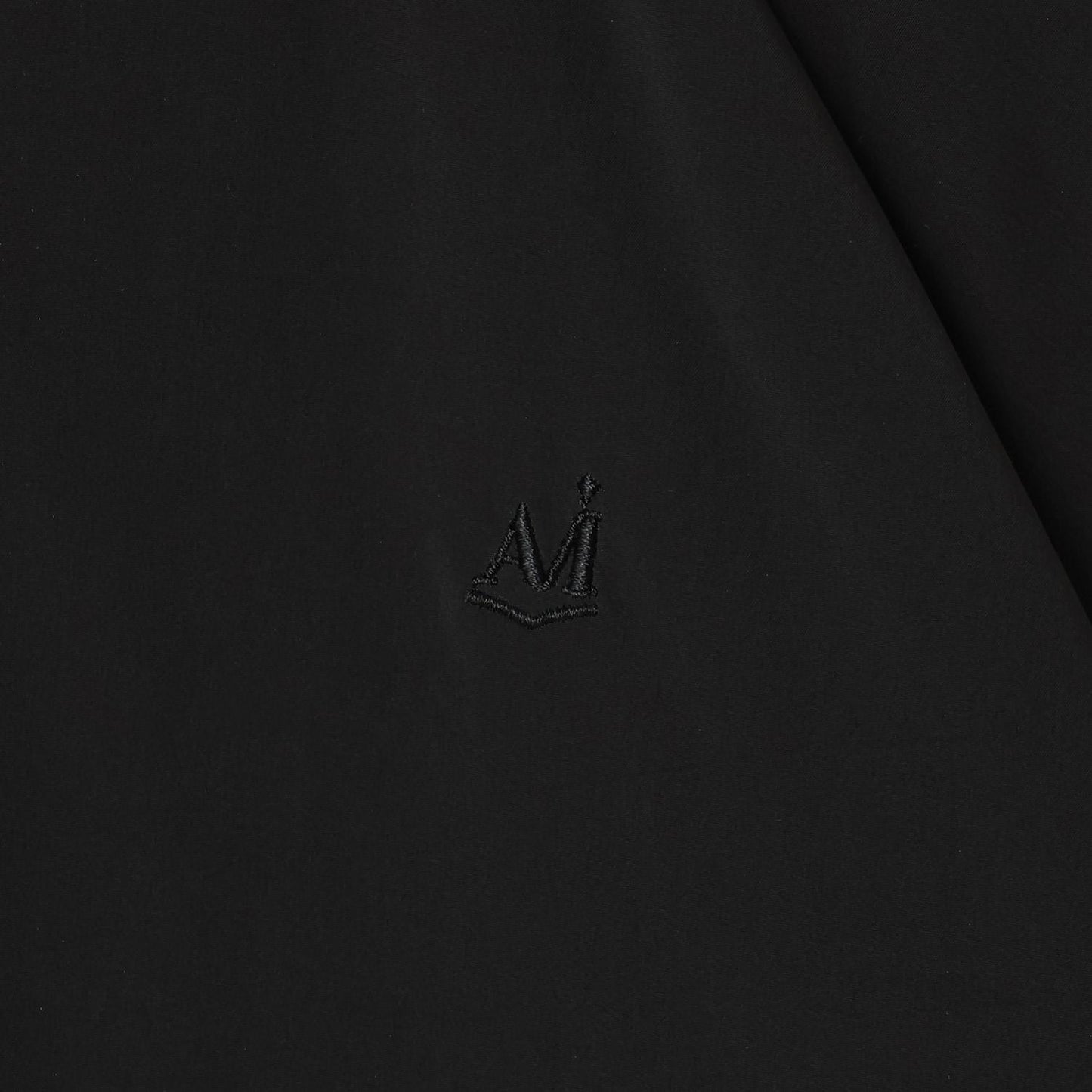 【AMI】【防潑水】附圍巾中棉泡泡袖大衣