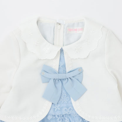 套裝風拼接連衣裙