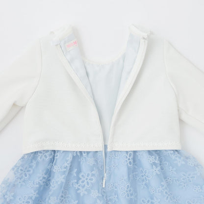 套裝風拼接連衣裙