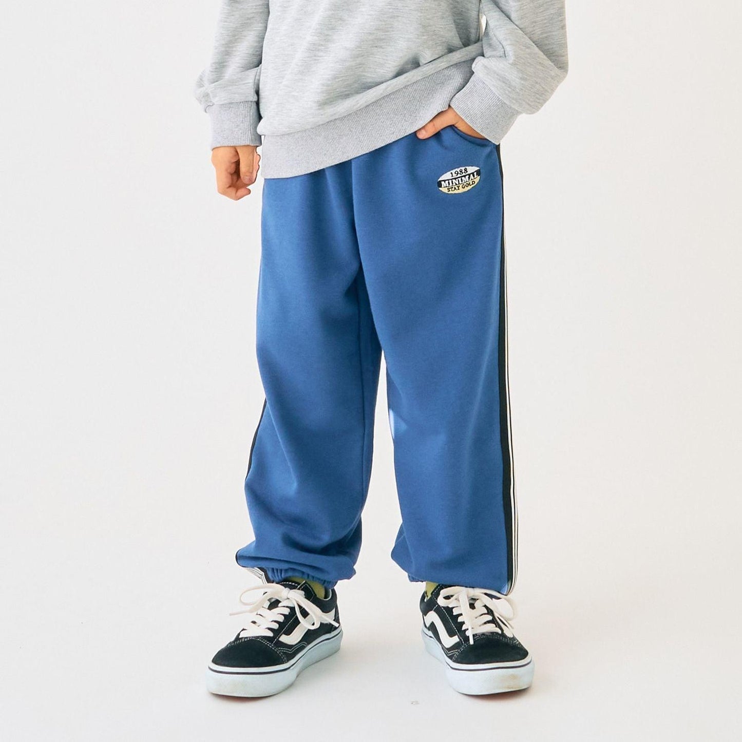 側邊條紋運動長褲【可成套搭配】