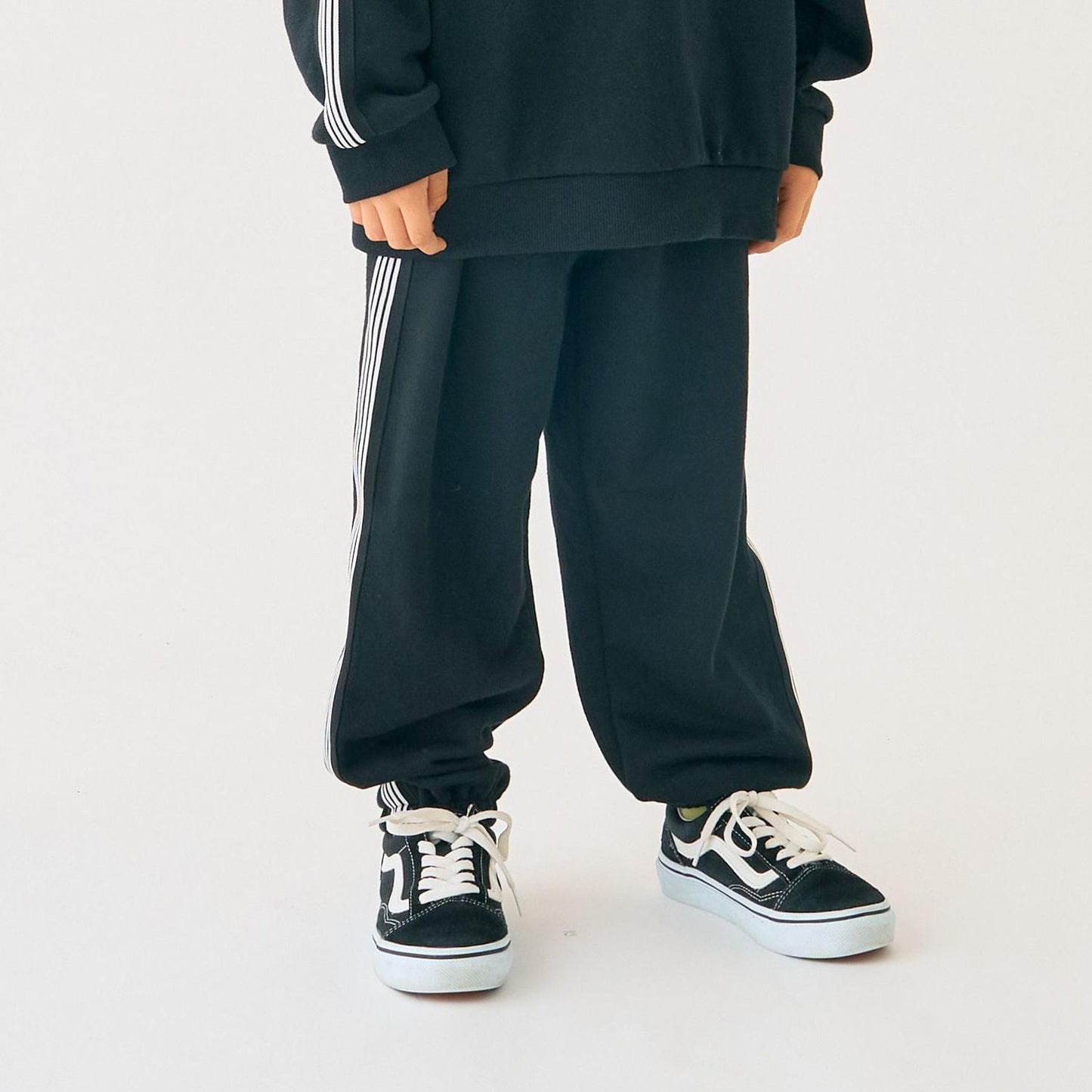 側邊條紋運動長褲【可成套搭配】