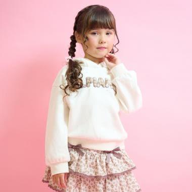 貓耳仿皮草標誌連帽衛衣