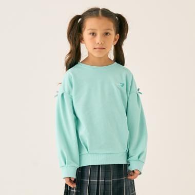 加絨背面印花套頭衫